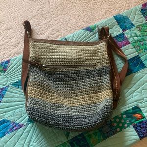 Like new Sak crocheted purse